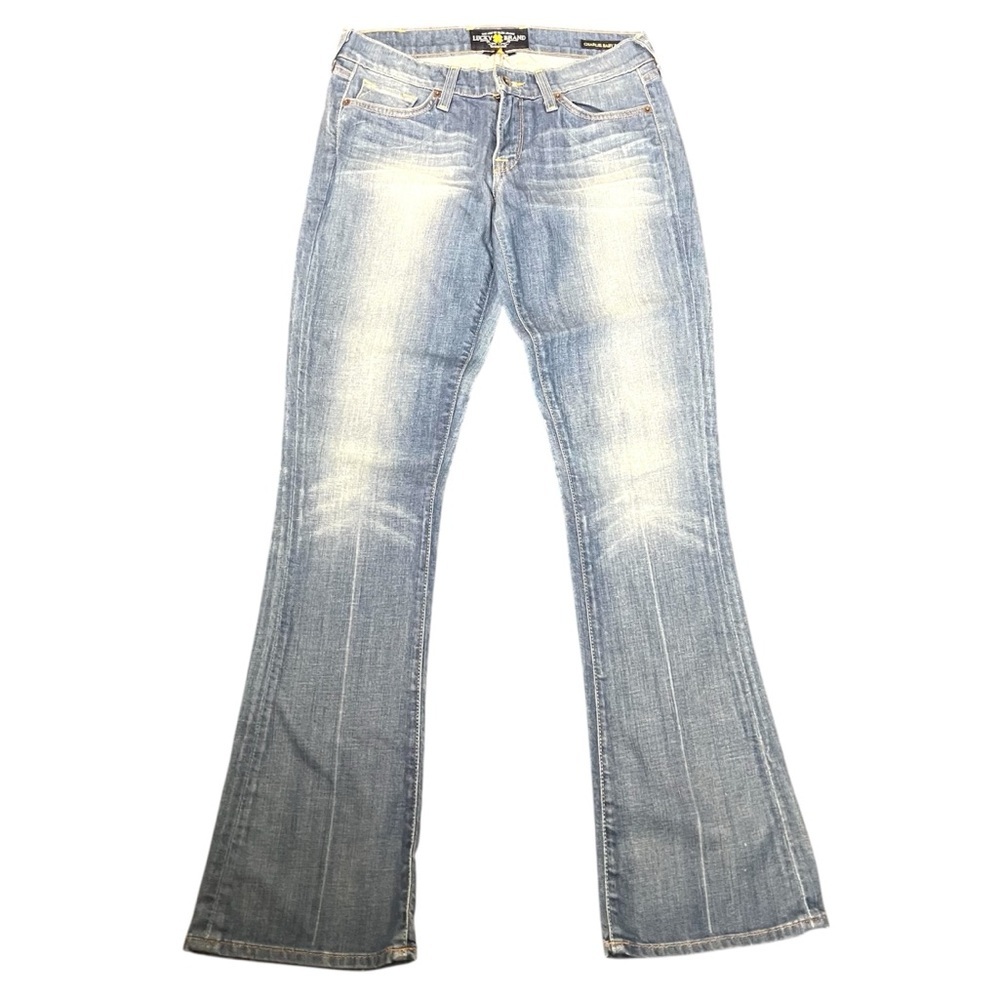 LUCKY BRAND Denim Charlie Baby Boot Patterson Wash Bootcut Jeans Size 4 / 27